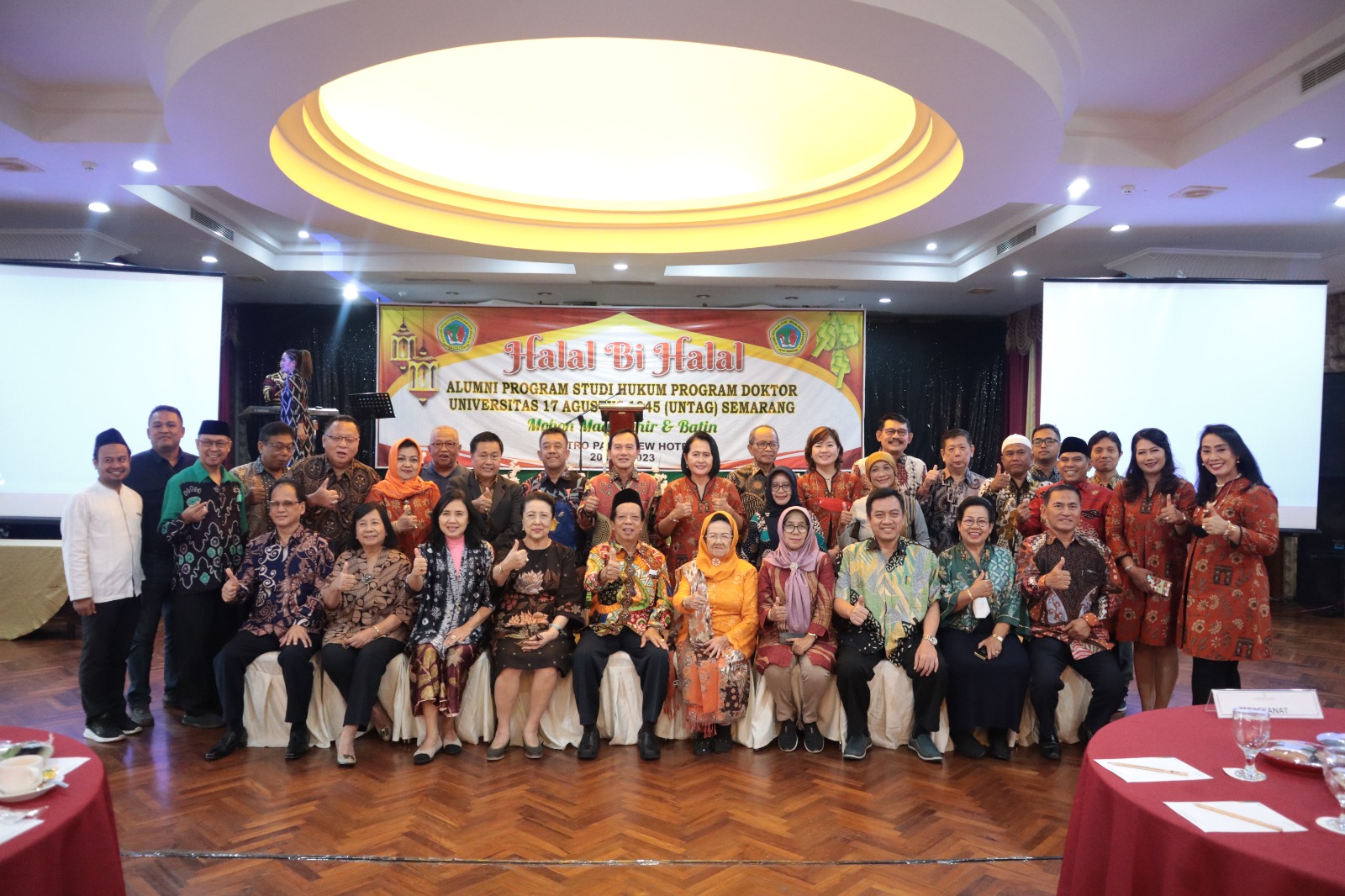Alumni PSHPD UNTAG Gelar Halal Bi Halal, Bangun Sinergitas